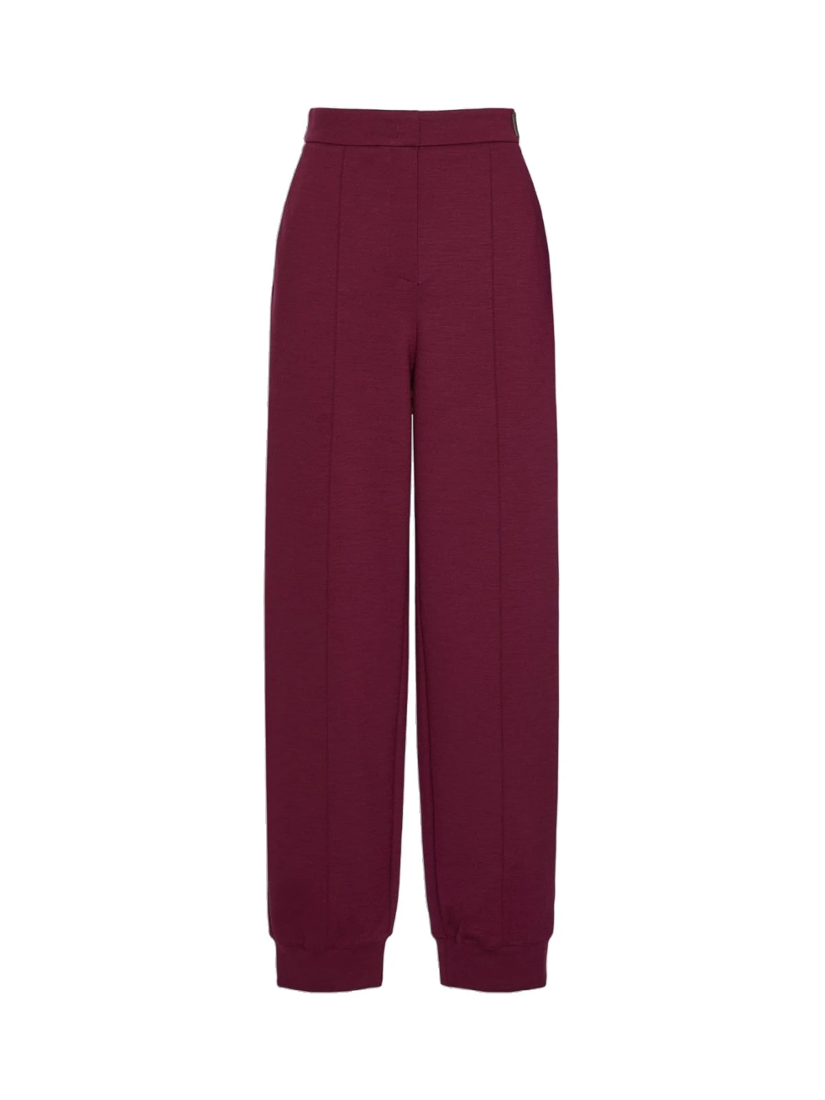 Max Mara Bosso Wool-Blend Jersey Joggers in Wine Max Mara Bosso Wool-Blend Jersey Joggers in Wine | Sweatpants | Coveti