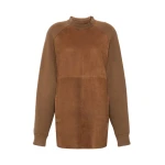 Max Mara Brama Short Wool and Cashmere Dress in Camel | Mini Dresses | Coveti