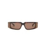 Max Mara Brioso Mask Sunglasses in Tawny Bronze Brown | Sunglasses | Coveti