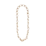 Max Mara Bronte Bead and Chain Necklace in Gold | Necklace | Coveti