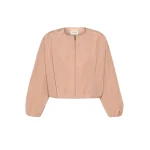 Max Mara Butterfly Short Taffeta Jacket in Pink | Blazers | Coveti