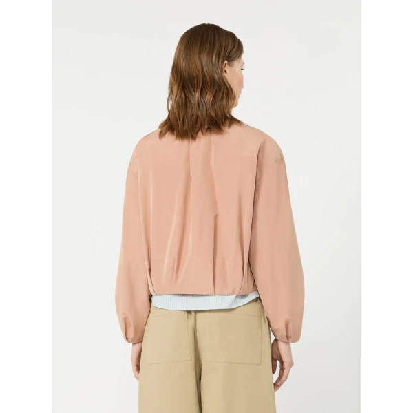 Max Mara Butterfly Short Taffeta Jacket in Pink | Blazers | Coveti