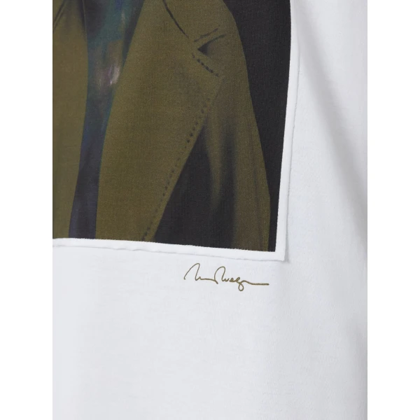 Max Mara Calca William Wegman Print T-Shirt in White Style 2 | T-shirts | Coveti