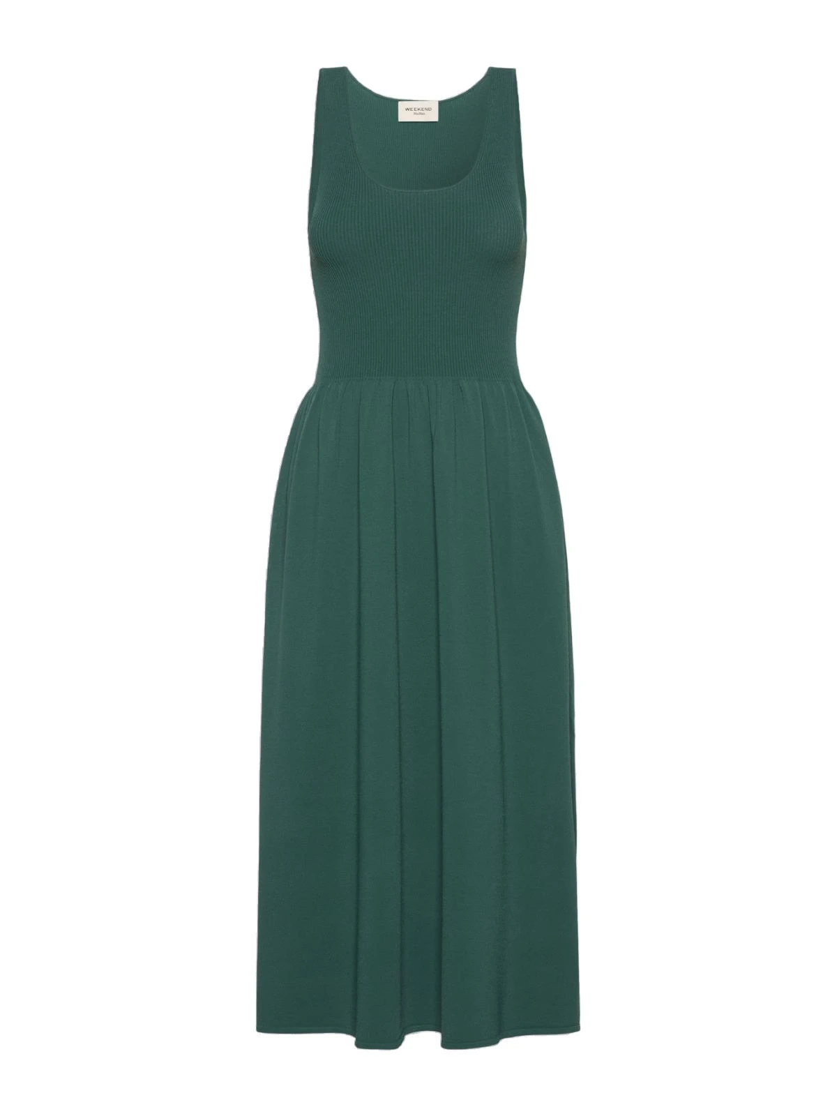 Max Mara Calibri Long Viscose Knit Dress in Green Max Mara Calibri Long Viscose Knit Dress in Green | Maxi Dresses | Coveti