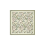 Max Mara Camice Printed Wool and Silk Foulard in Green | Scarves | Coveti