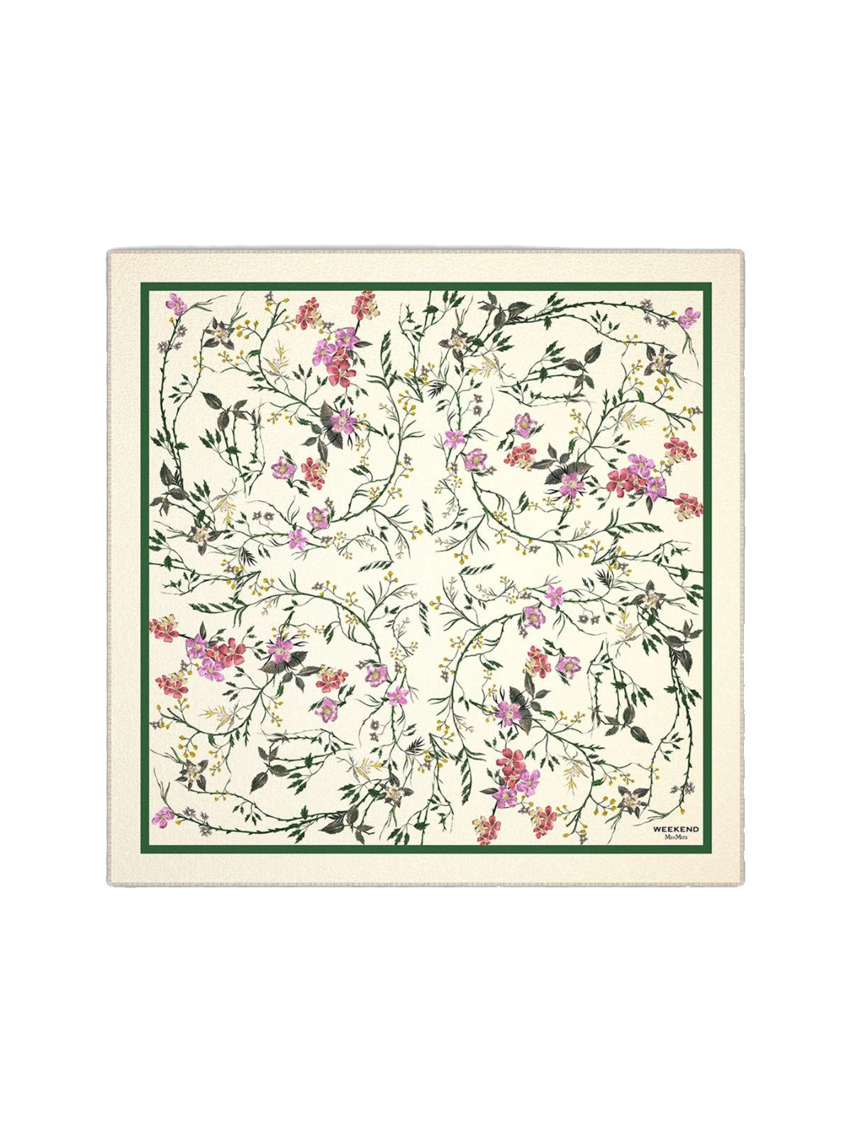 Max Mara Camice Printed Wool and Silk Foulard in White Max Mara Camice Printed Wool and Silk Foulard in White | Scarves | Coveti