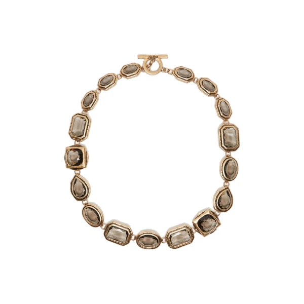 Canapa Choker Necklace in Light Grey