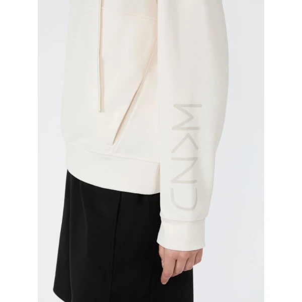 Max Mara Cannone Jersey Hoodie in Ivory | Sweaters | Coveti