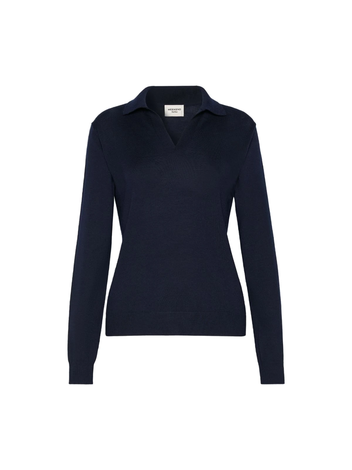 Max Mara Cappa Wool and Cashmere Polo Jumper in Navy Max Mara Cappa Wool and Cashmere Polo Jumper in Navy | Sweaters | Coveti