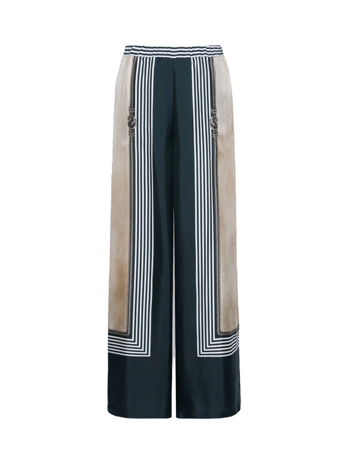 Max Mara Carabo Wide-Fit Printed Silk Trousers in Ultramarine Max Mara Carabo Wide-Fit Printed Silk Trousers in Ultramarine | Wide leg pants | Coveti