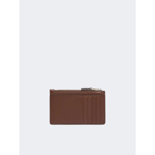 Max Mara Cardholder Leather Card Holder in Cocoa | Wallets & Purses | Coveti
