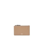 Max Mara Cardholder Leather Card Holder in Mud | Wallets & Purses | Coveti