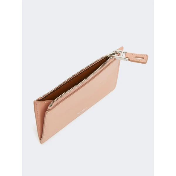 Max Mara Cardholder Leather Card Holder in Pink | Wallets & Purses | Coveti