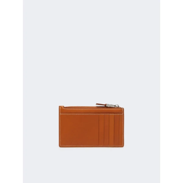 Max Mara Cardholder Leather Card Holder in Rust | Wallets & Purses | Coveti