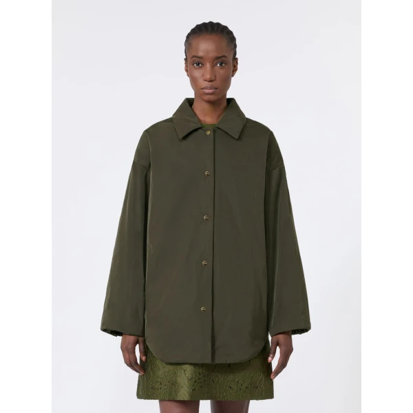 Max Mara Carlotta Reversible Radzmir Padded Jacket in Khaki | Jackets | Coveti