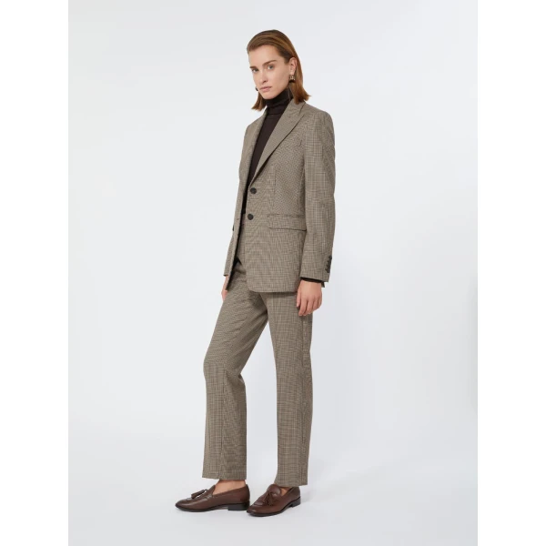 Max Mara Caro Single-Breasted Wool Twill Blazer in Sand | Blazers | Coveti