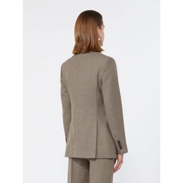 Max Mara Caro Single-Breasted Wool Twill Blazer in Sand | Blazers | Coveti