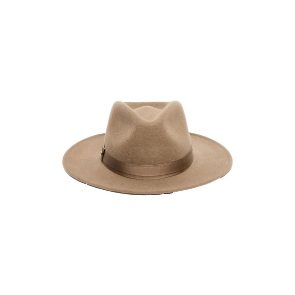 Carpa Wool and Cashmere Felt Hat in Beige