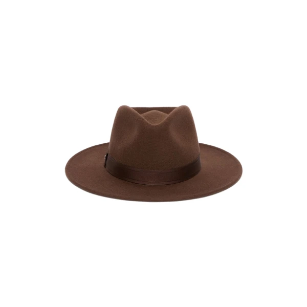 Carpa Wool and Cashmere Felt Hat in Rust