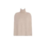 Max Mara Cashmere Turtleneck Cape in Honey | Coats | Coveti