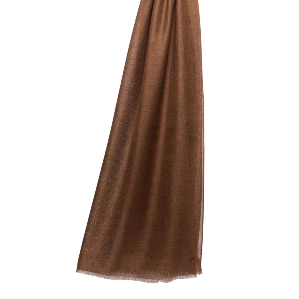 Max Mara Cashmere and Silk Stole in Brown | Scarves | Coveti