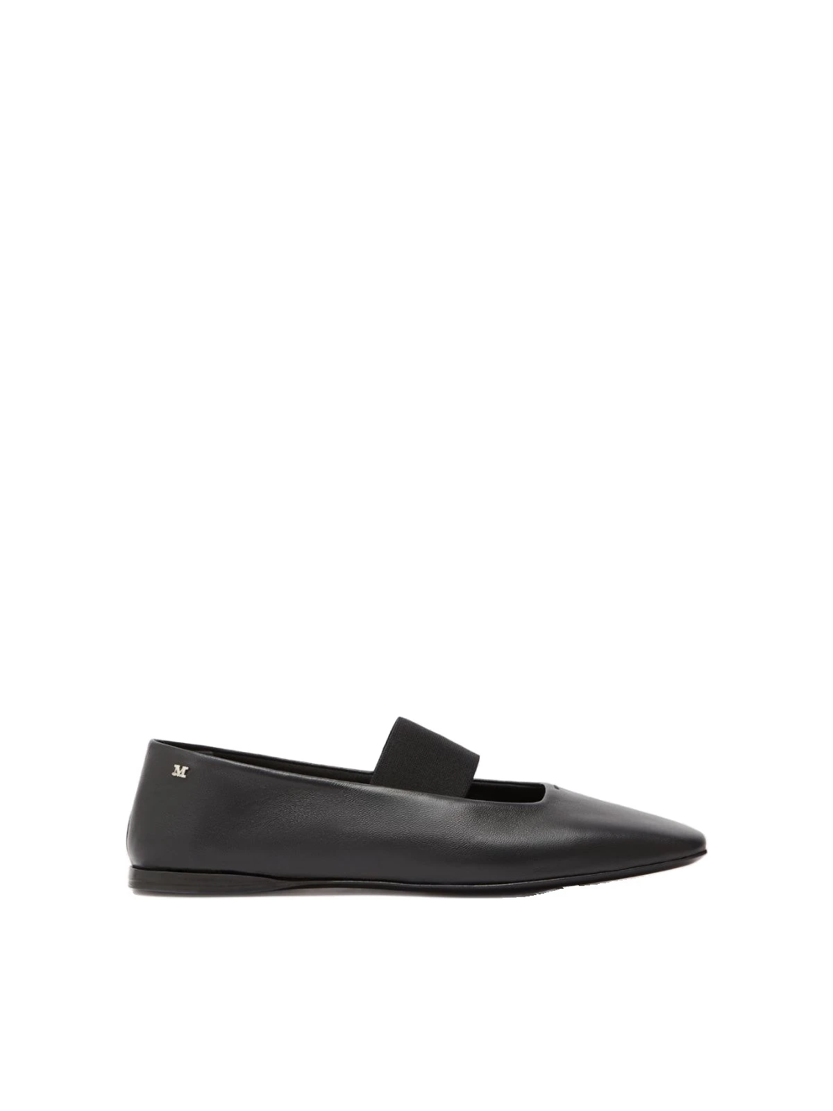 Max Mara Caucaso Nappa Leather Ballet Flats in Black Max Mara Caucaso Nappa Leather Ballet Flats in Black | Flats | Coveti