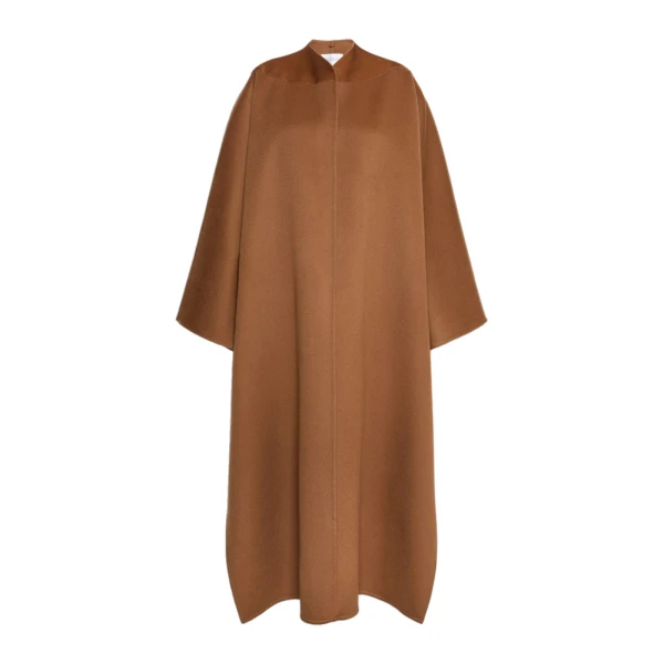 Max Mara Cerchio Oversized Cashmere Coat in Camel | Wool Coat | Coveti
