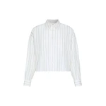 Max Mara Certosa Cotton Shirt with Contrasting Back in Brown | Shirts | Coveti