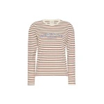 Max Mara Cestino Long Sleeved Jersey T-Shirt in Bordeaux | T-shirts | Coveti