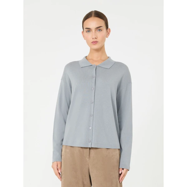 Max Mara Chiara Wool Cardigan in Light Blue | Cardigan | Coveti