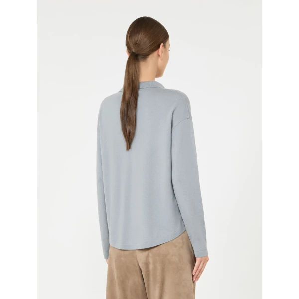 Max Mara Chiara Wool Cardigan in Light Blue | Cardigan | Coveti