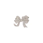 Max Mara Cicala Rhinestone Metal Brooch in Silver | Brooches & Pins | Coveti