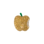 Max Mara Cicala Rhinestone Metal Brooch in Yellow | Brooches & Pins | Coveti
