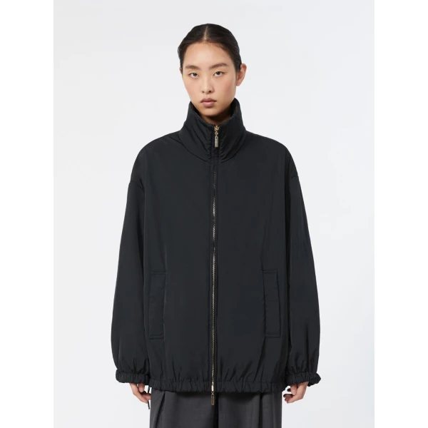 Max Mara Claudia Reversible Radzmir Padded Bomber Jacket in Black | Jackets | Coveti