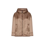 Max Mara Cleo Oversized Padded Water-Repellent Jacket in Mud | Jackets | Coveti