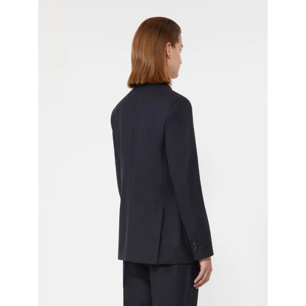 Max Mara Cloruro Cashmere Foule Blazer in Ultramarine | Blazers | Coveti