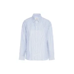 Max Mara Cobalto Cotton Oxford Shirt in Navy | Shirts | Coveti