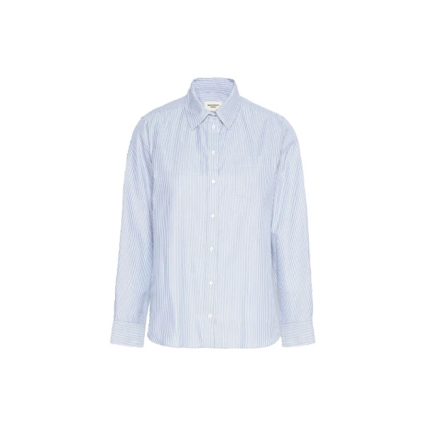 Cobalto Cotton Oxford Shirt in Navy