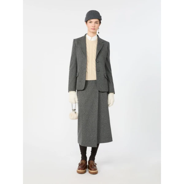 Max Mara Cobalto Cotton Oxford Shirt in White | Shirts | Coveti