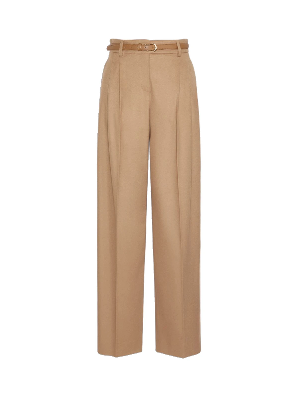 Max Mara Cocco Wool Wide-Leg Trousers in Camel Max Mara Cocco Wool Wide-Leg Trousers in Camel | Wide leg pants | Coveti