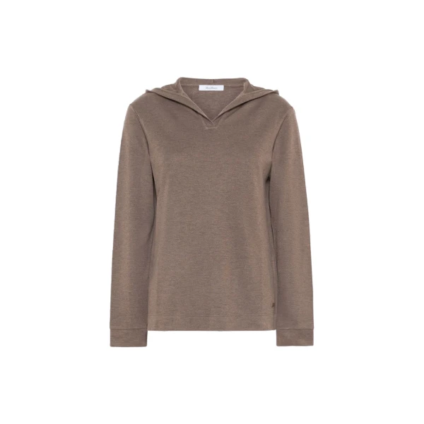 Comica Silk-Blend Jersey Sweatshirt in Mud