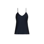 Max Mara Comma Envers Satin Camisole in Midnight Blue | Camisoles | Coveti
