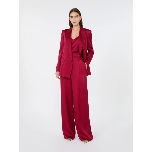 Max Mara Comma Envers Satin Camisole in Ruby | Camisoles | Coveti