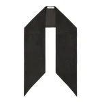 Max Mara Comune Suede Scarf in Medium Grey | Scarves | Coveti