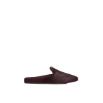 Max Mara Conio Haircalf Mules in Bordeaux | Mules | Coveti