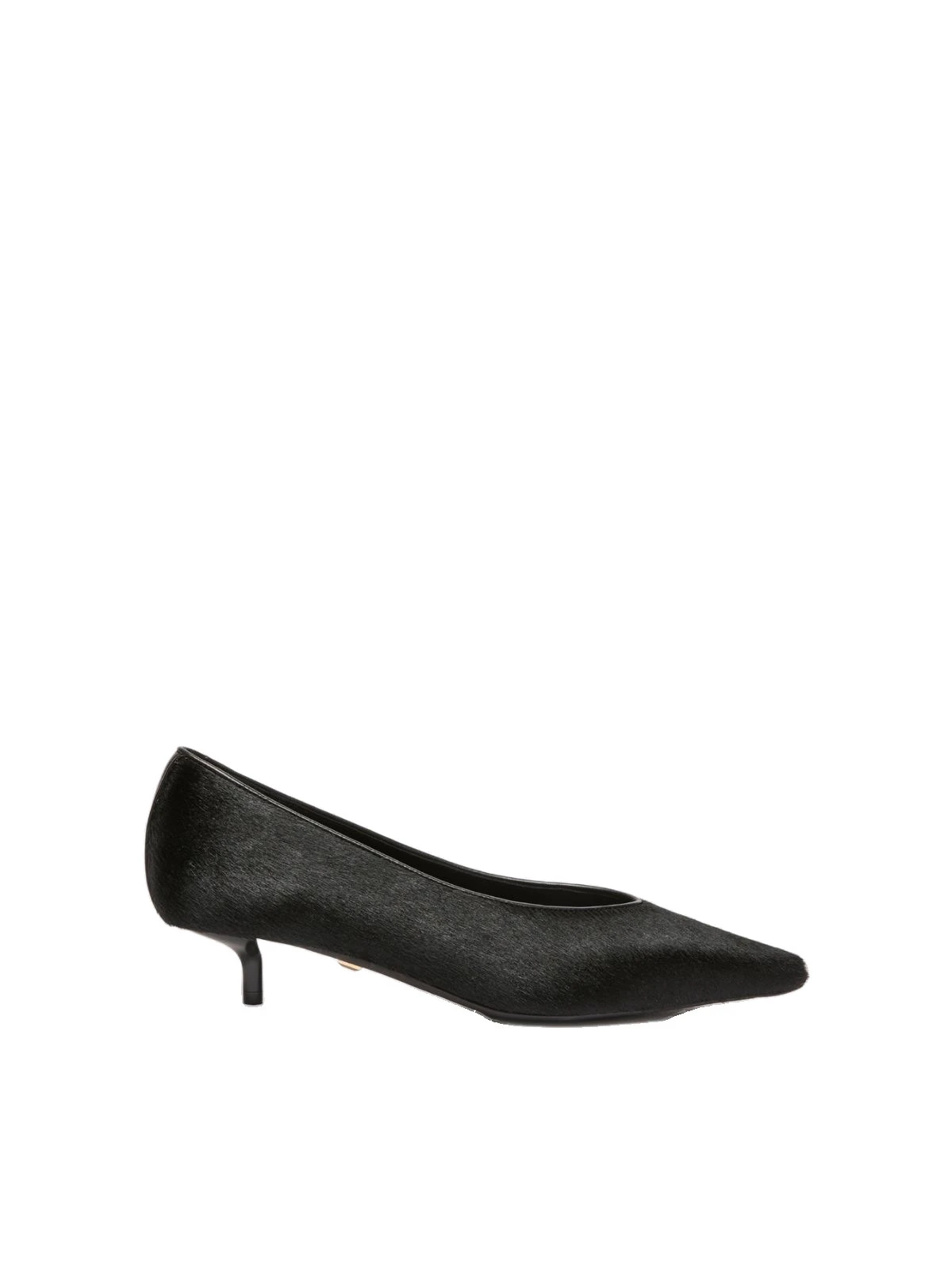 Max Mara Cono Haircalf Low Court Shoes in Black Max Mara Cono Haircalf Low Court Shoes in Black | Heels | Coveti