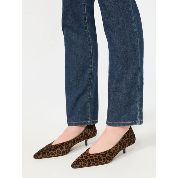 Max Mara Cono Haircalf Low Court Shoes in Camel | Heels | Coveti