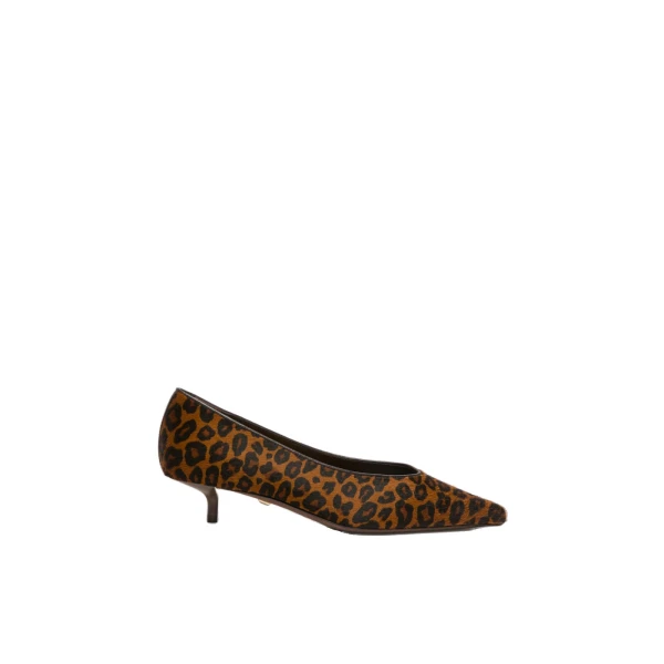 Cono Haircalf Low Court Shoes in Camel