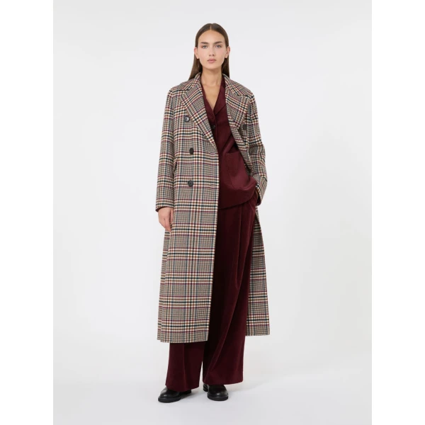 Max Mara Corona Corduroy Trousers in Bordeaux | Tailored pants | Coveti