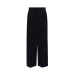 Max Mara Corona Corduroy Trousers in Midnight Blue | Tailored pants | Coveti